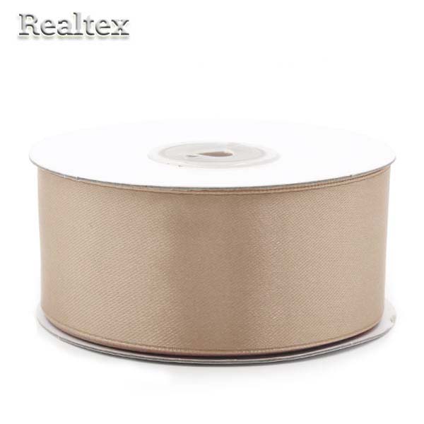 Лента атласная 38мм Realtex (32.9м) цв.071 какао