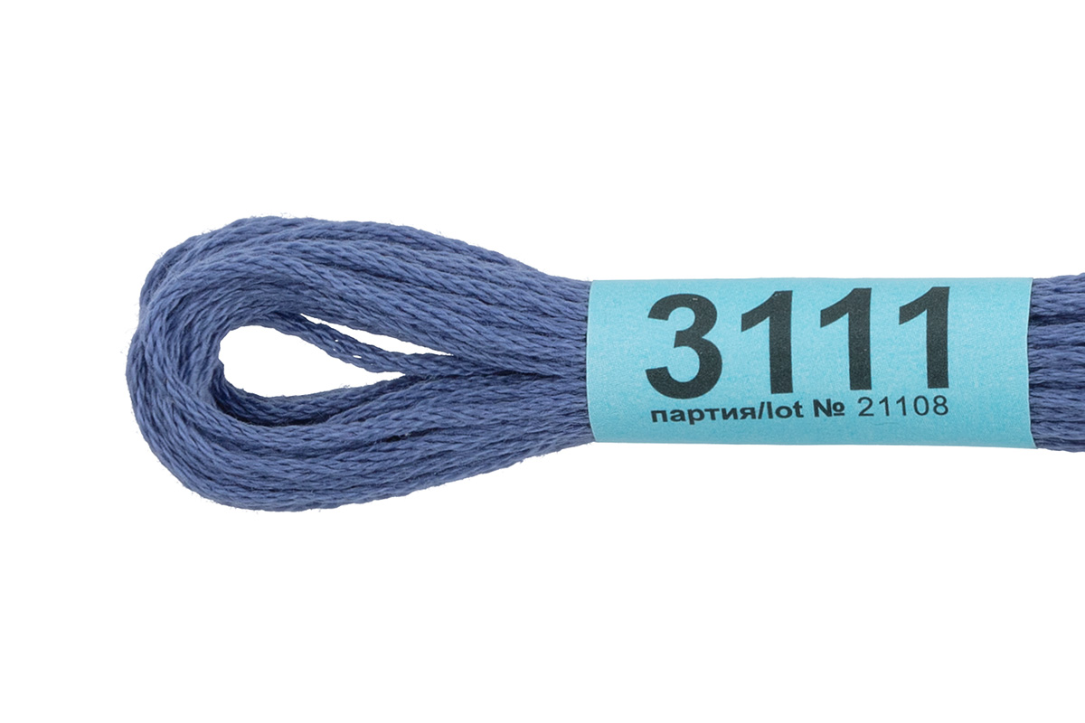 Мулине "Гамма" цв.3111 серо-сиреневый