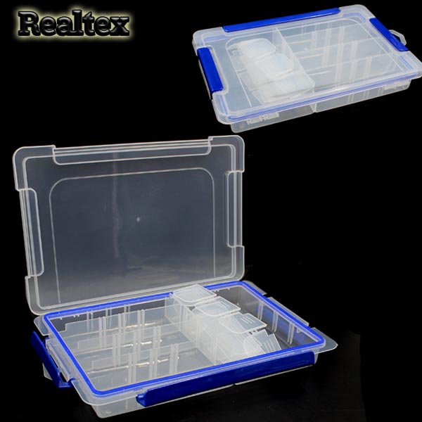 Коробка для мелочей Реалтекс R-226 герметичная манжета, 3 застёжки 