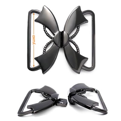 Пряжка металлическая В 1209 40мм цв.чёрный никель