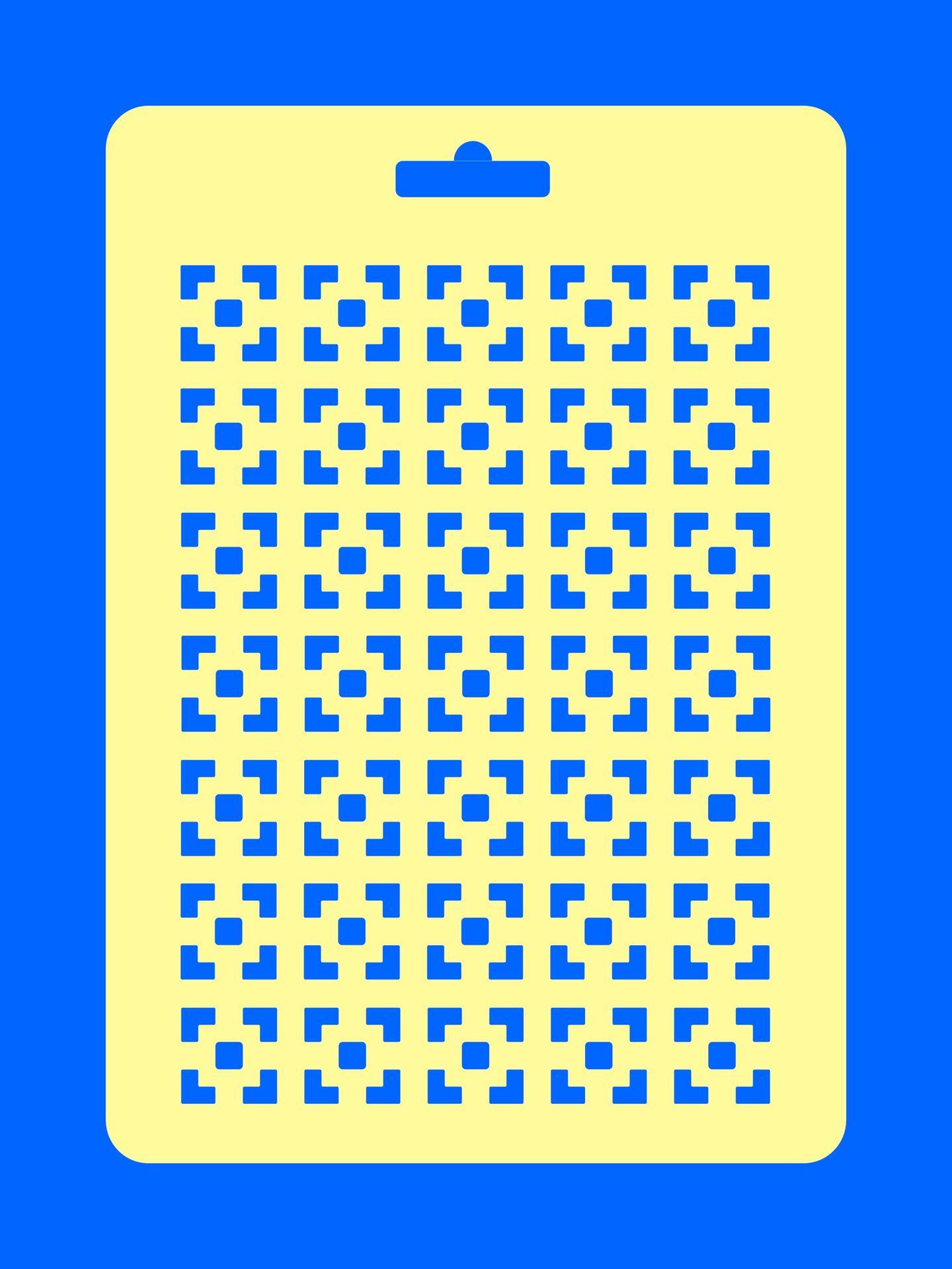 Трафарет №050 "Геометрический" 14*20см