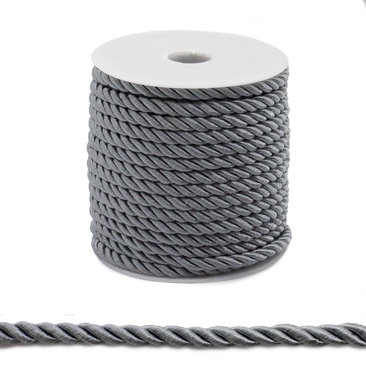 Шнур мебельный 5мм 1AS-168 цв.029 тёмно-серый