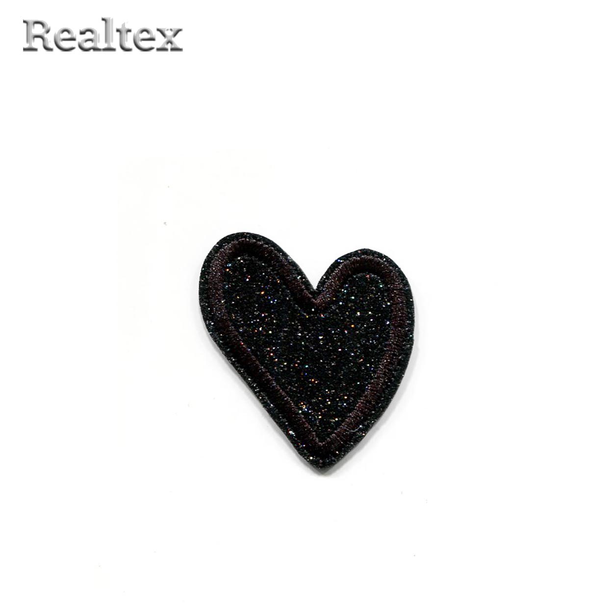 Термоаппликации Realtex RT-224 "Сердце" цв.черный