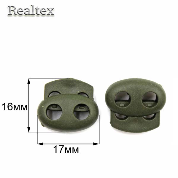 Фиксатор пластиковый 103 М (250шт) цв.хаки