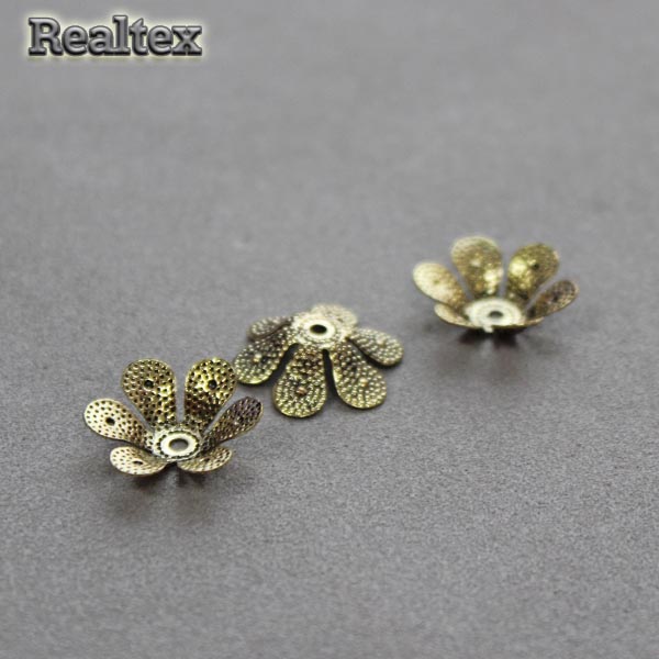 Розетка для бус K08 d-15мм цв.бронза