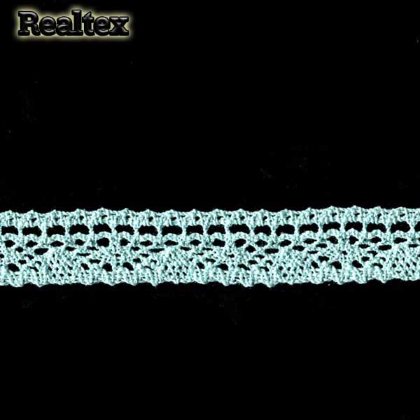 Кружево вязаное  22мм 22.01.140 цв.19 мята