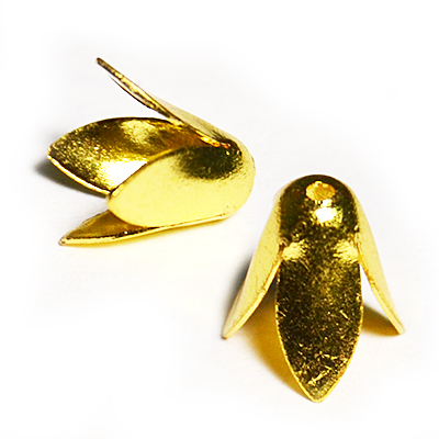 Розетка для бус 17-0035 8*6мм цв.золото