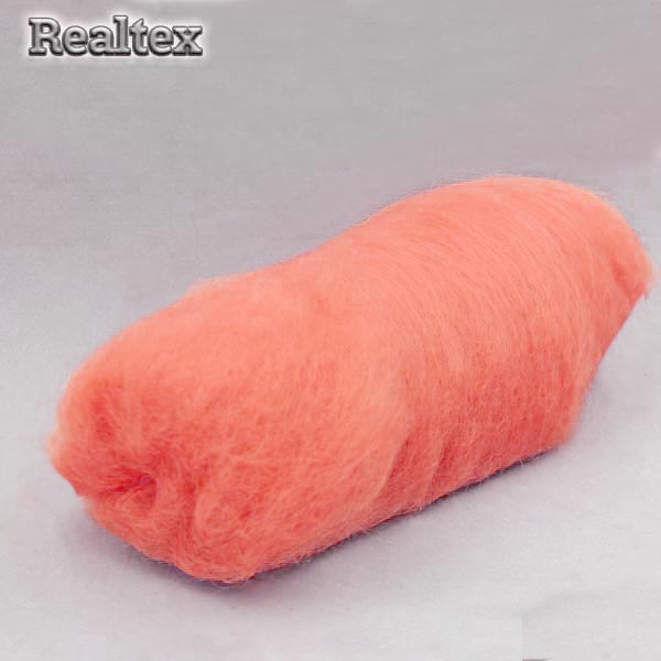 Шерсть для валяния Кардочес (100гр) "Камтекс" цв.037 персик