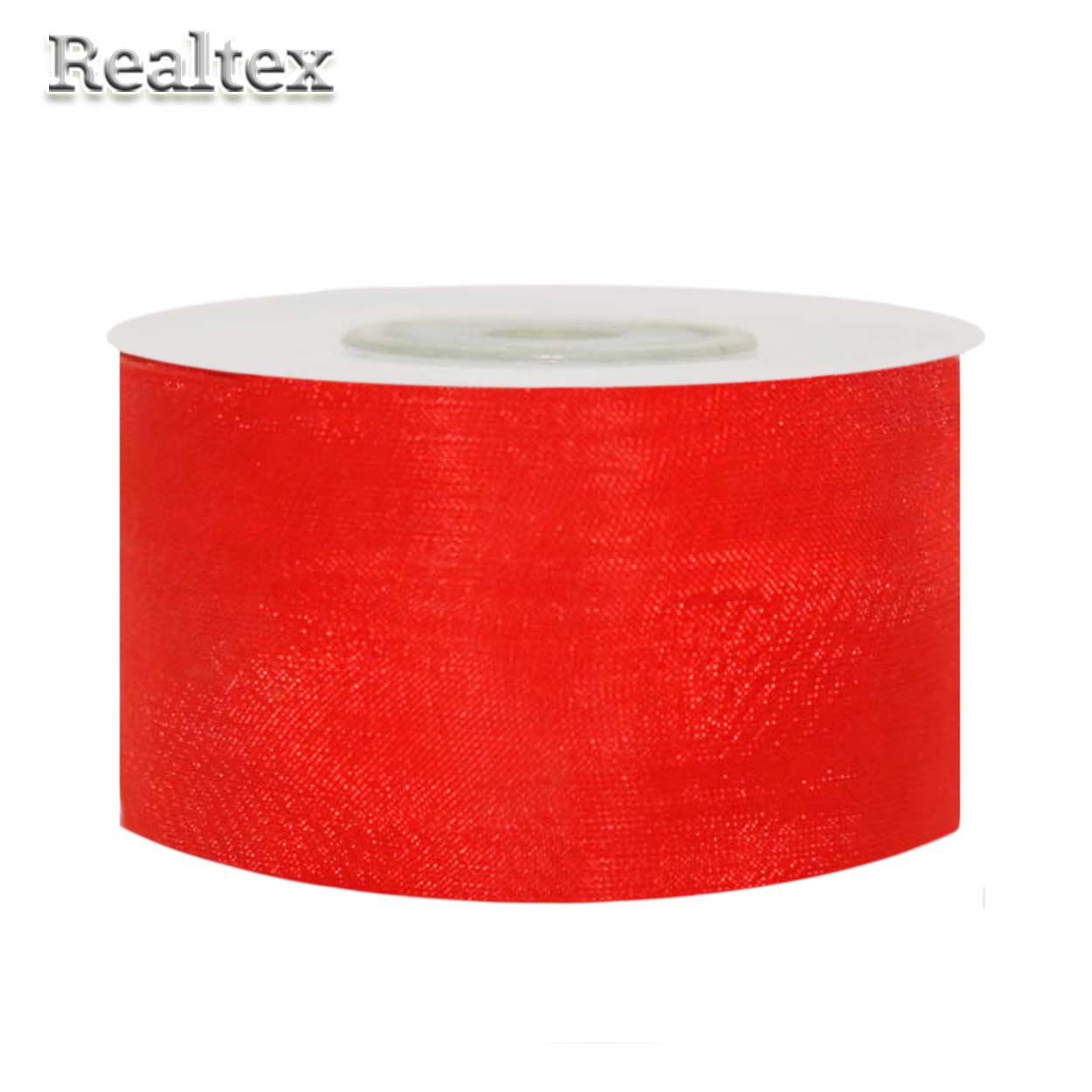 Лента капроновая 40мм Realtex цв.3047 красный