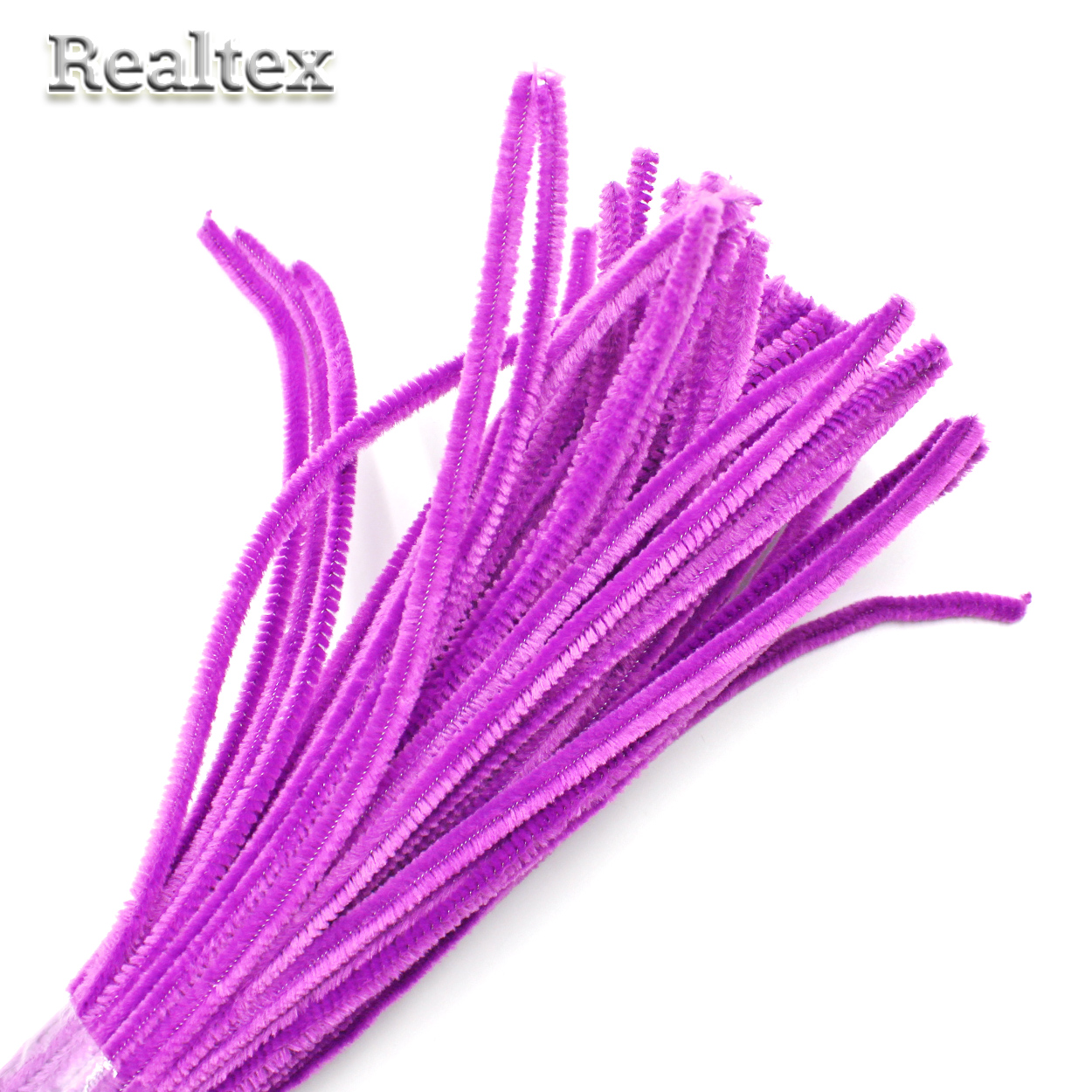 Проволока "Синель" RS для творчества d-6мм 30см (100шт) цв.А-32 сиреневый