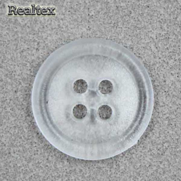 Пуговицы 4 прокола 23мм КЛ 23-4 цв.прозрачный