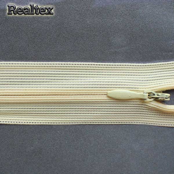  Молния потайная Т.3 20см цв.266/1 желто-бежевый