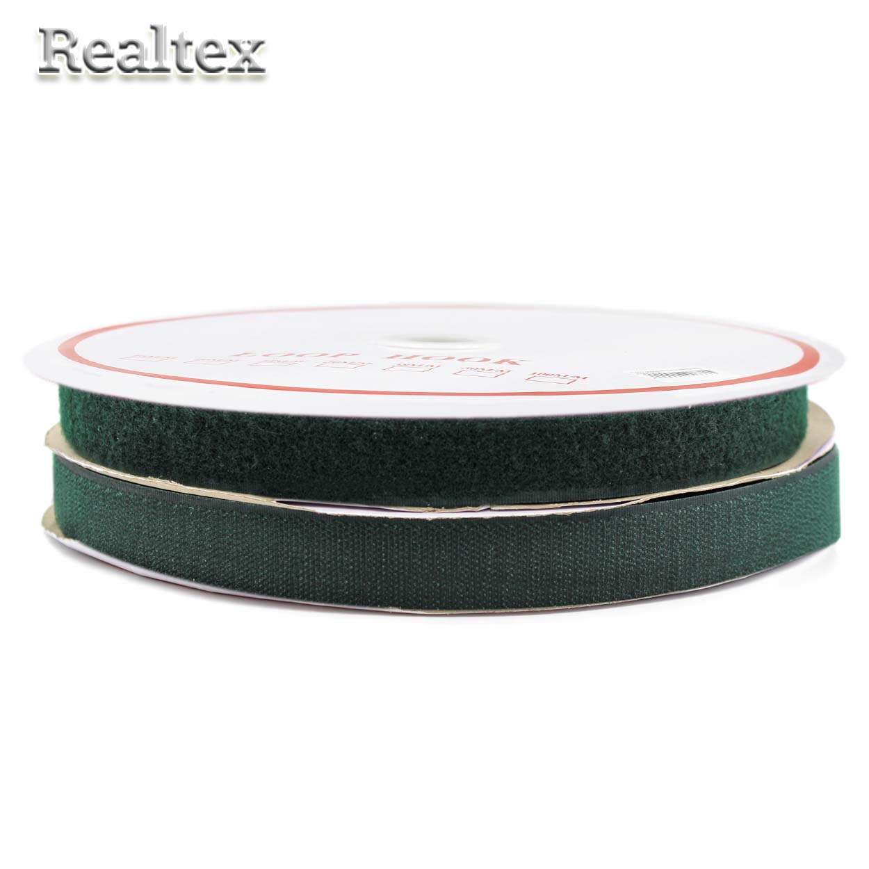 Липучка  Realtex 25мм цв.070 темно-зеленый