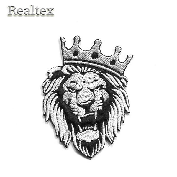 Термоаппликации 46131 "Лев" цв.черный/белый