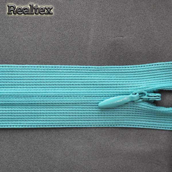  Молния потайная Т.3 50см цв.253 бирюза