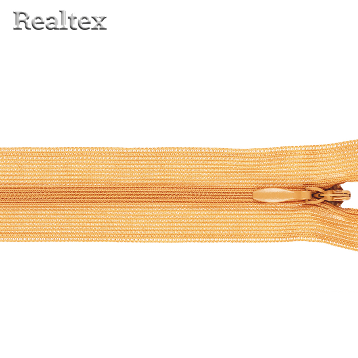 Молния потайная G-013P 20см цв.112 розово-оранжевый