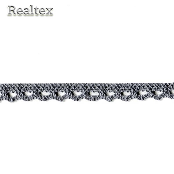 Кружево вязаное  10мм 10.01.075 цв.06 серый