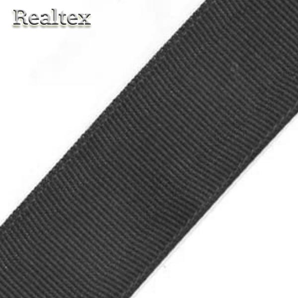 Лента репсовая 38мм RS (27,4м) цв.176 черный