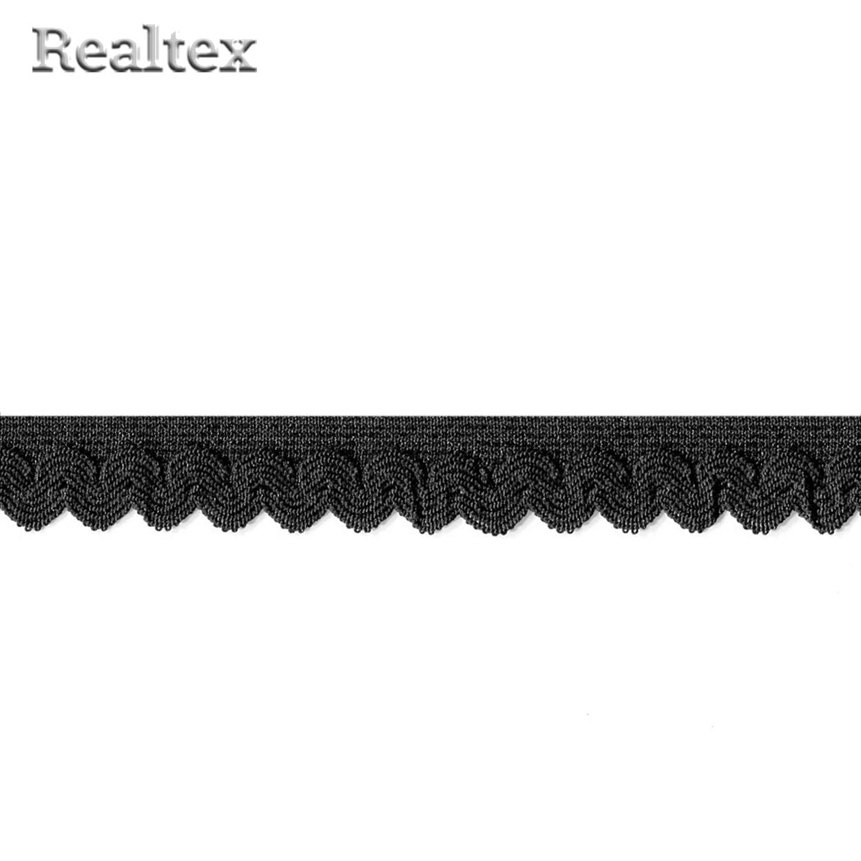 Резинка бельевая Realtex 2124 15мм (50м) цв.черный
