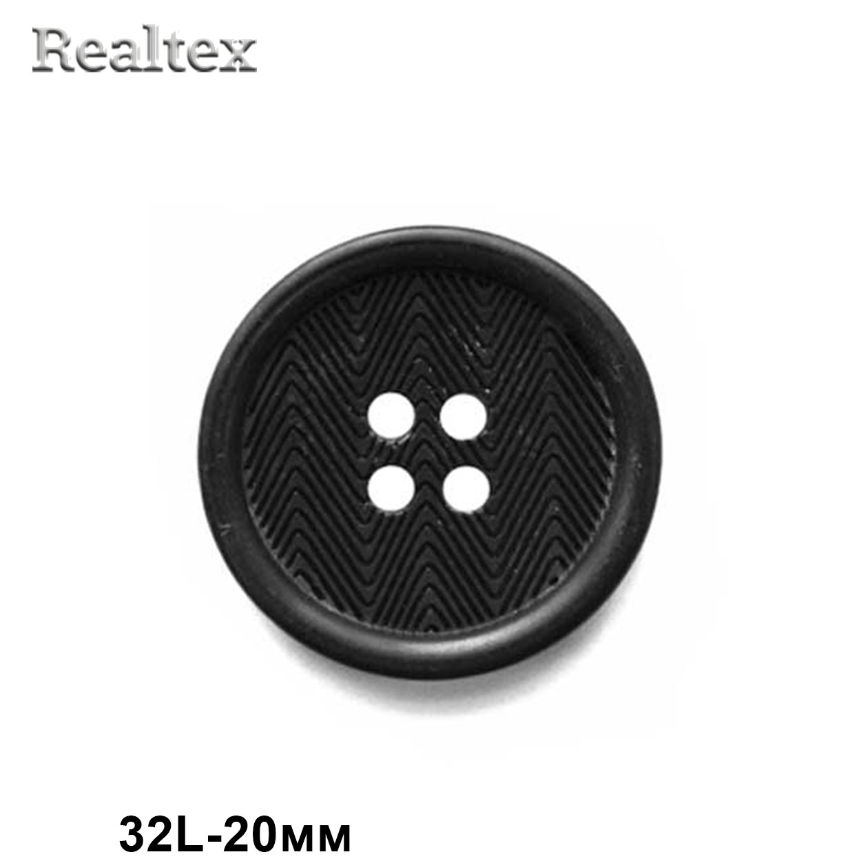 Пуговицы CN A092 32L (72шт) цв.Blk-200