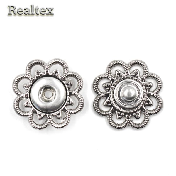 Кнопки пришивные RS 2 21мм (10шт) цв.никель