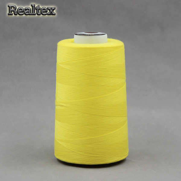 Нитки МАХ 40/2 (5000ярд) цв.136 жёлтый