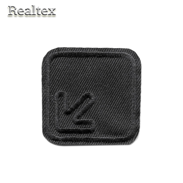 Термоаппликации Realtex S-4853 "Квадрат" цв.черный