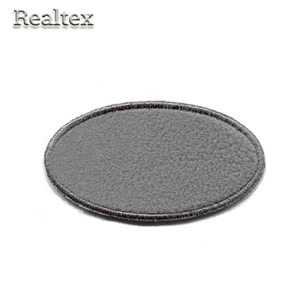 Термоаппликации 013Ф "Овал" цв.серый 