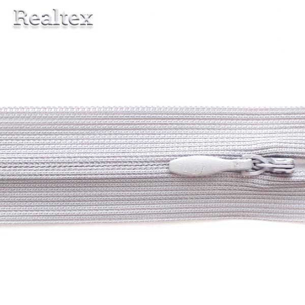 Молния потайная G-013P 50см цв.301 св.серый