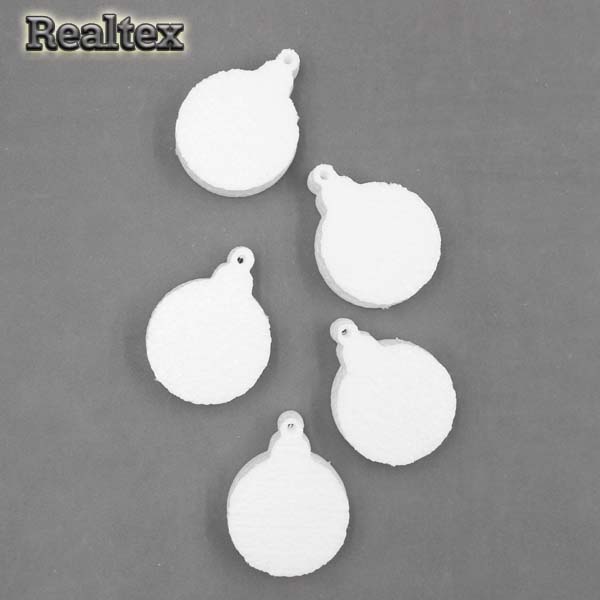 Заготовка для декорирования Шарики плоские 7см мод.13370 (пенопласт пористый)