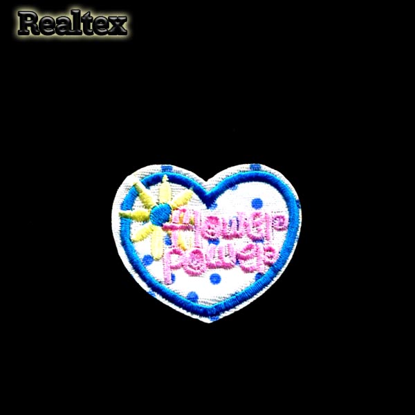  Термоаппликации детские Реалтекс S-3078 "Сердце с цветком" 