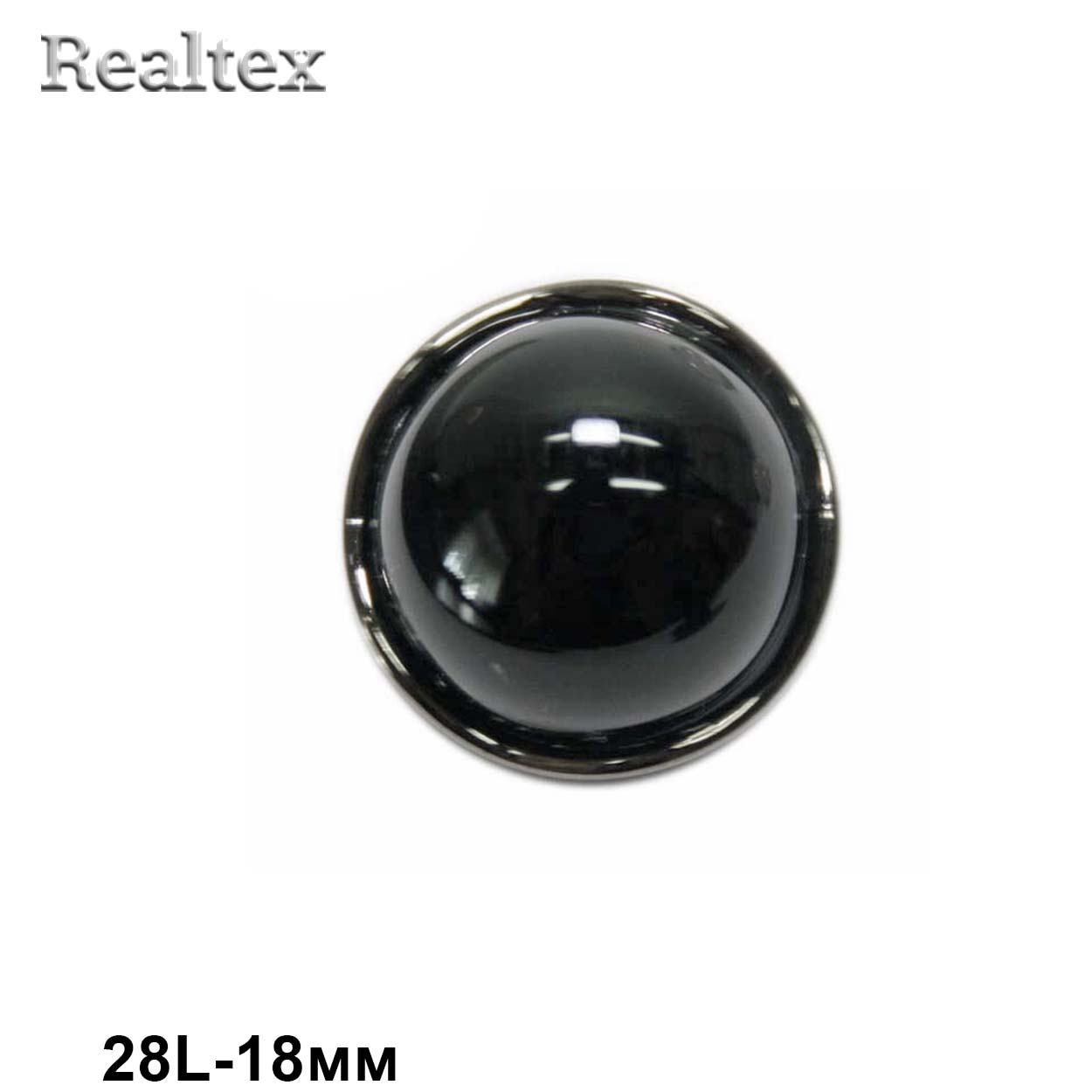 Пуговицы TI 2774 28L (36шт) цв.Blk/Pewter