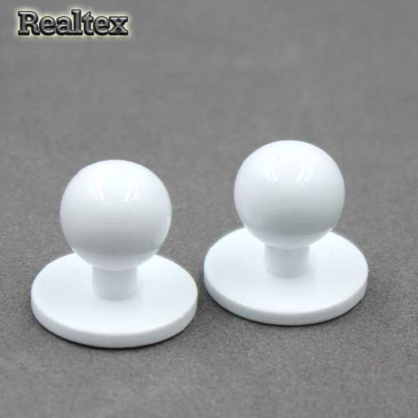 Пуговицы Пукля П-10 цв.кипельно-белый