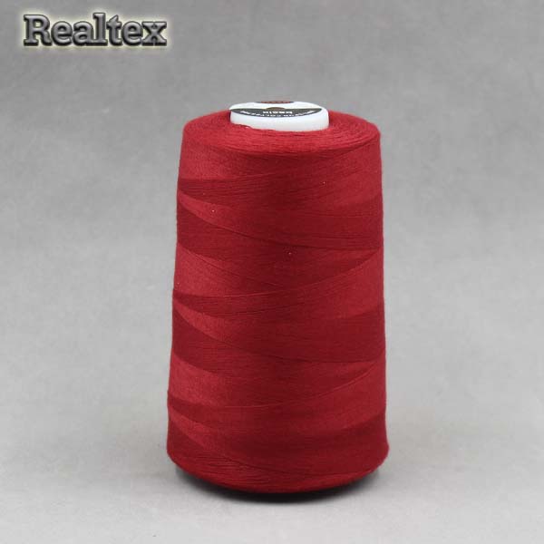 Нитки МАХ 40/2 (5000ярд) цв.187 бордовый