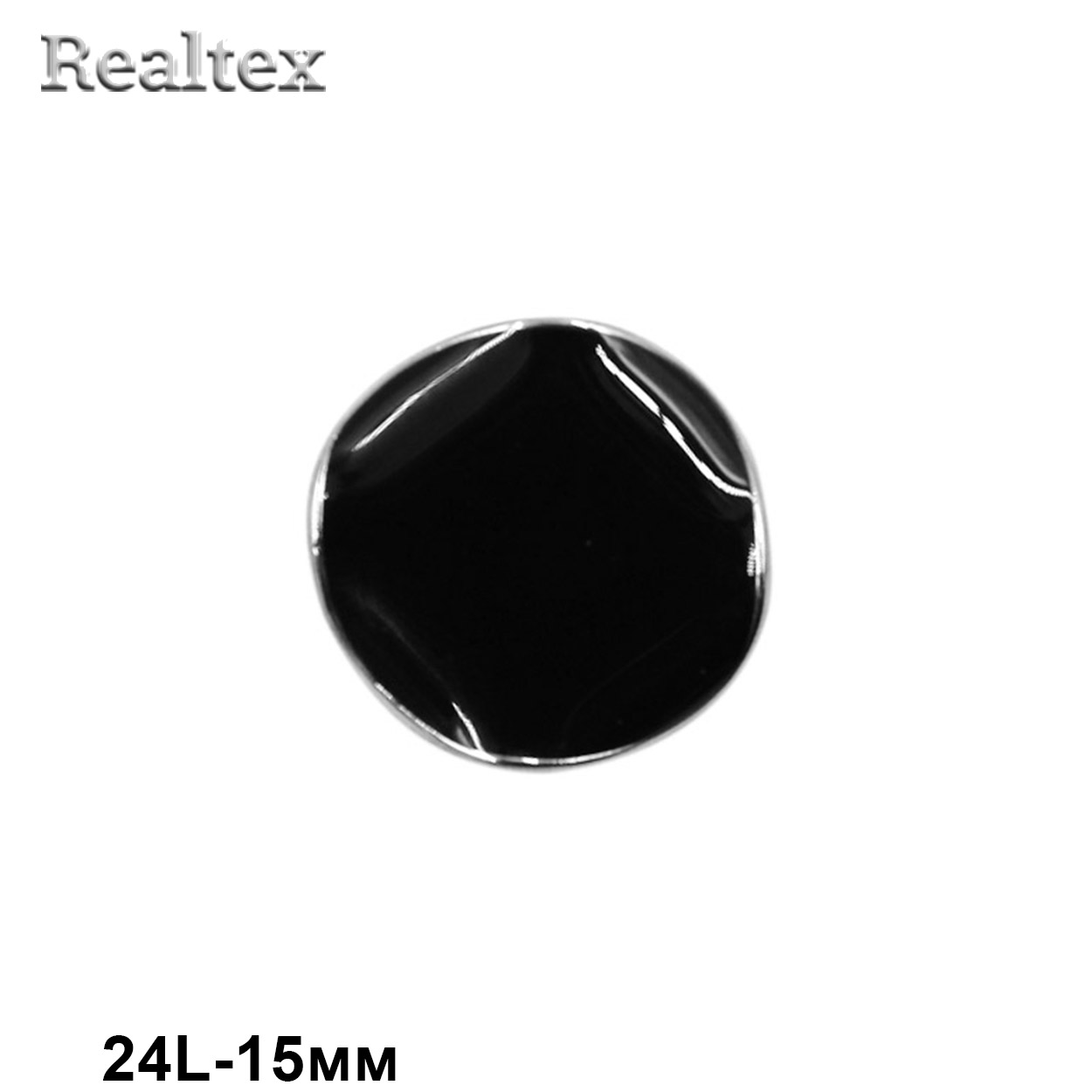 Пуговицы RB z-95 24L (12шт) цв.Black/S