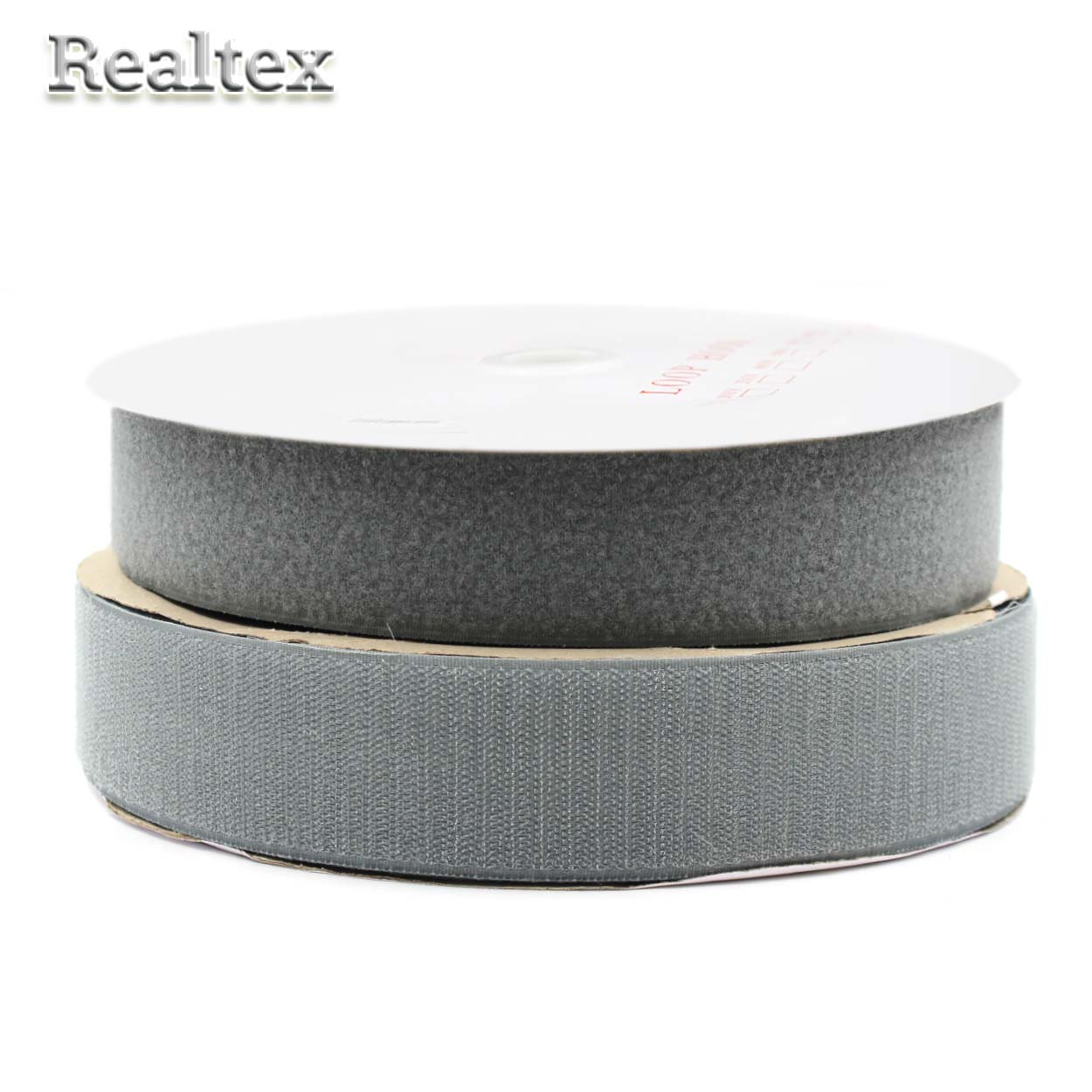 Липучка  Realtex 50мм цв.101 серый