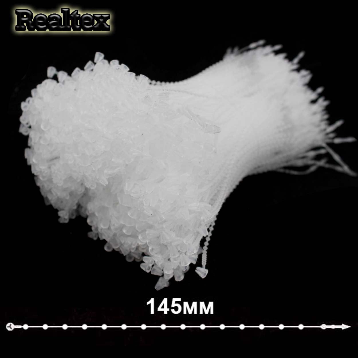 Этикетодержатели  Realtex петля 145мм цв.белый