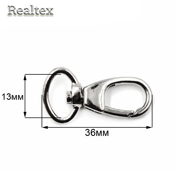 Карабин металлический RS 13*36мм цв.никель