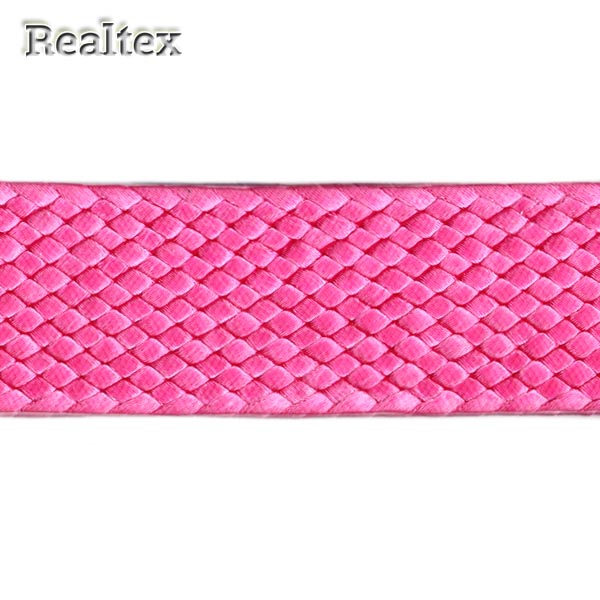 Тесьма косичка HF-03 цв.розовый 