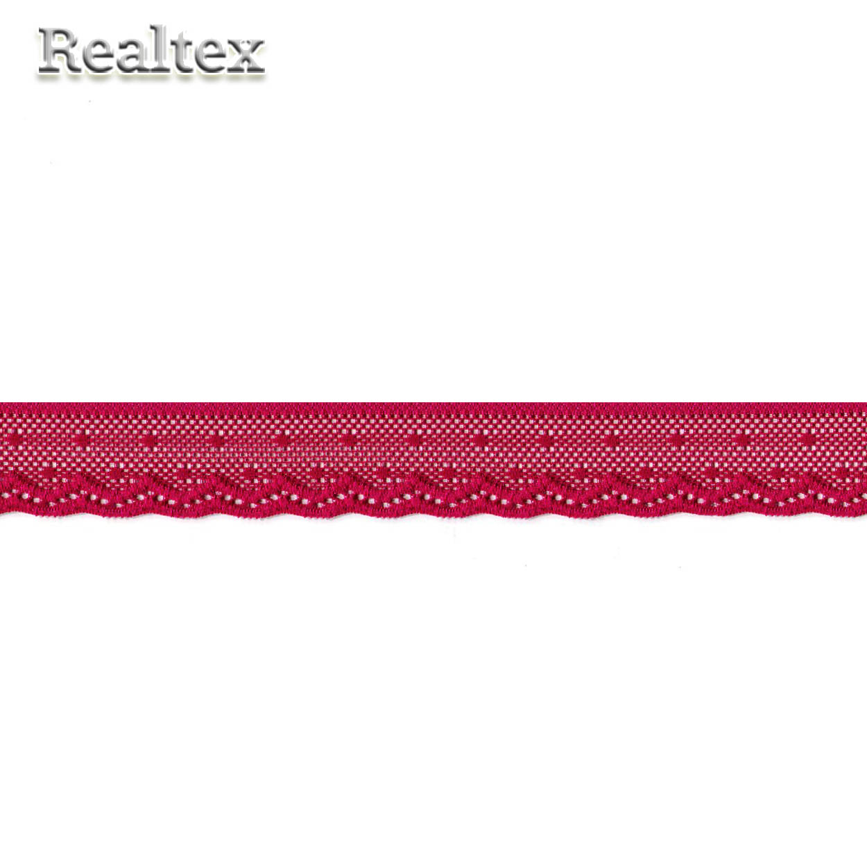 Кружево стрейч  25мм TBY 8028 цв.S261 лесная ягода