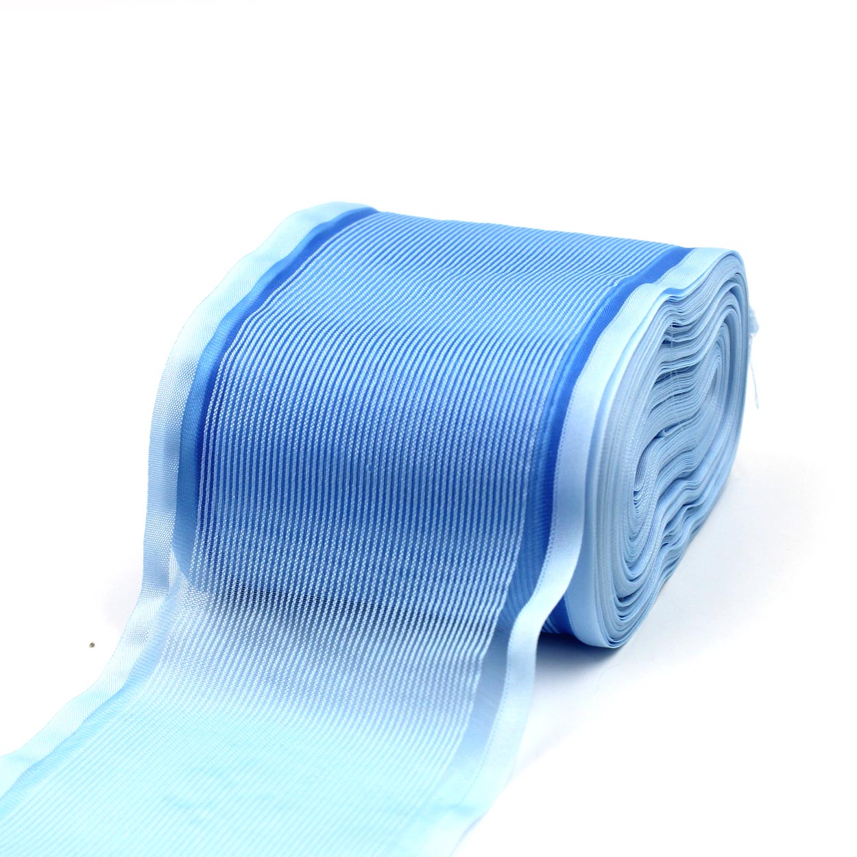 Лента капроновая 80мм с3501г17 цв.12 голубой