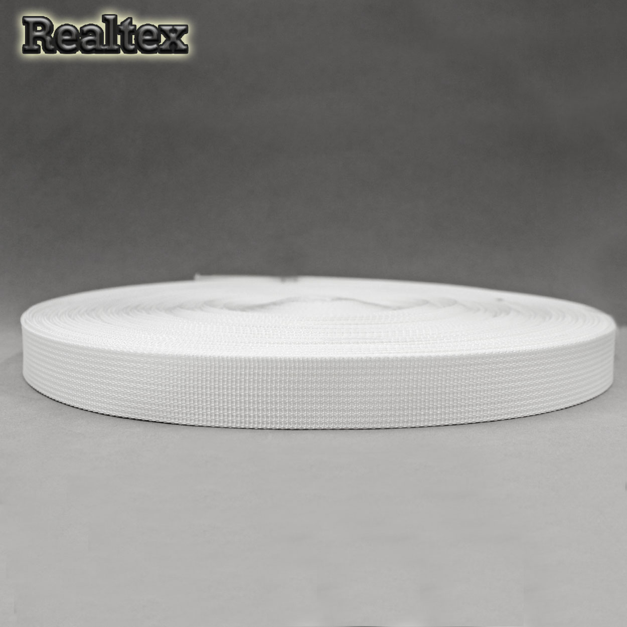  Лента ременная Реалтекс Premium 20мм (45,7м) цв.белый