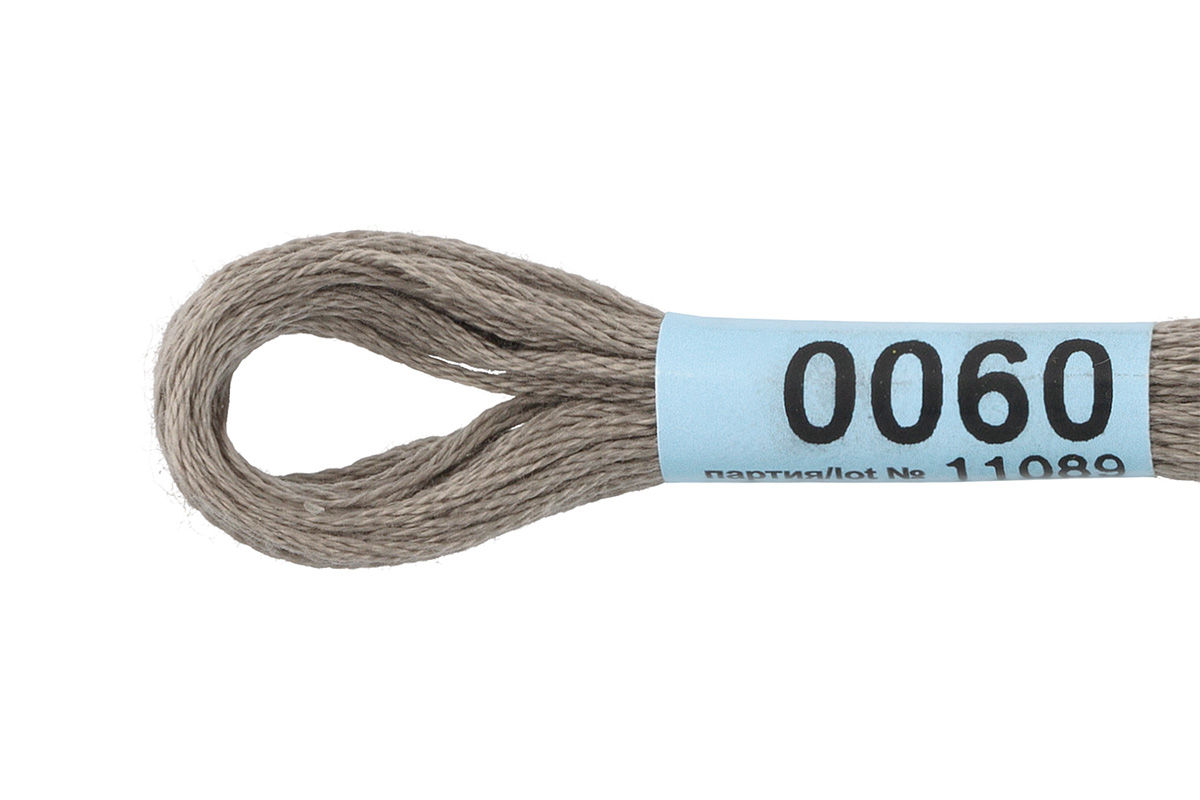 Мулине "Гамма" цв.0060 зел-серый
