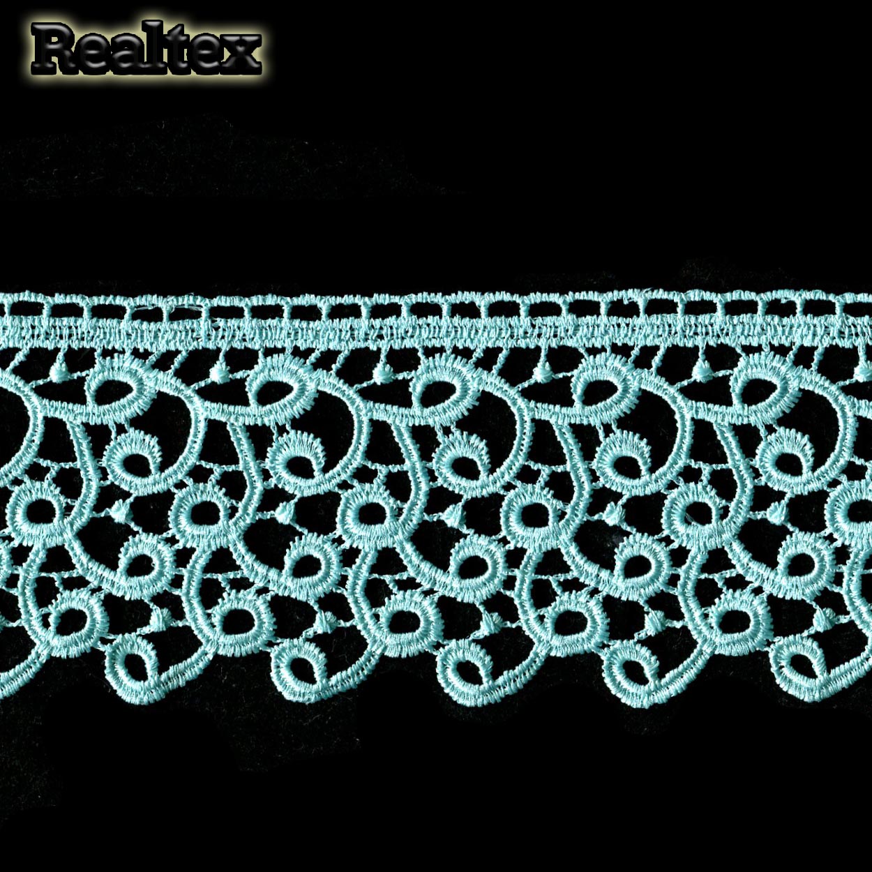 Кружево гипюр  80мм TR 8G8386 цв.11 мята