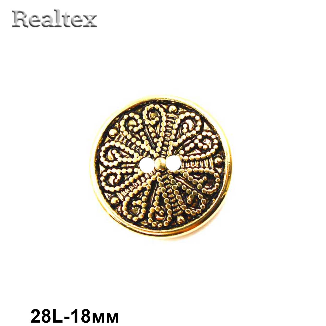 Пуговицы LA 1384 28L (72шт) цв.AG 