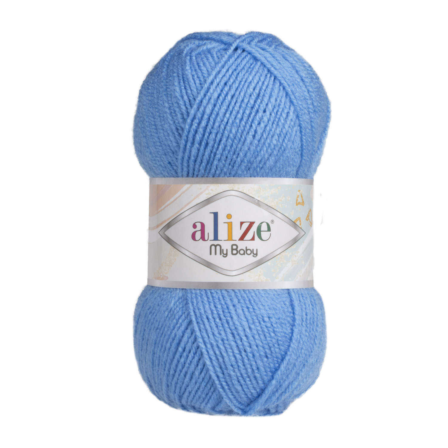 Пряжа Alize "My Baby" (50гр) цв.289 тёмно-голубой