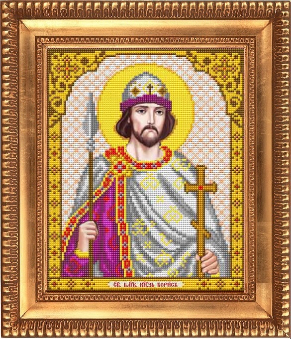 Рисунок на ткани бисером "Благовест" И-4139 "Борис"