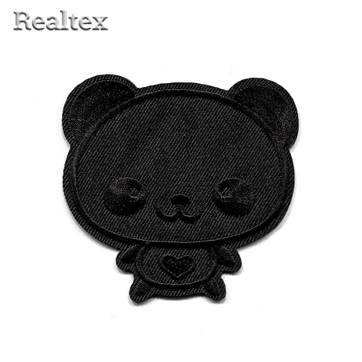 Термоаппликации детские Realtex R-3724 "Панда" цв.черный