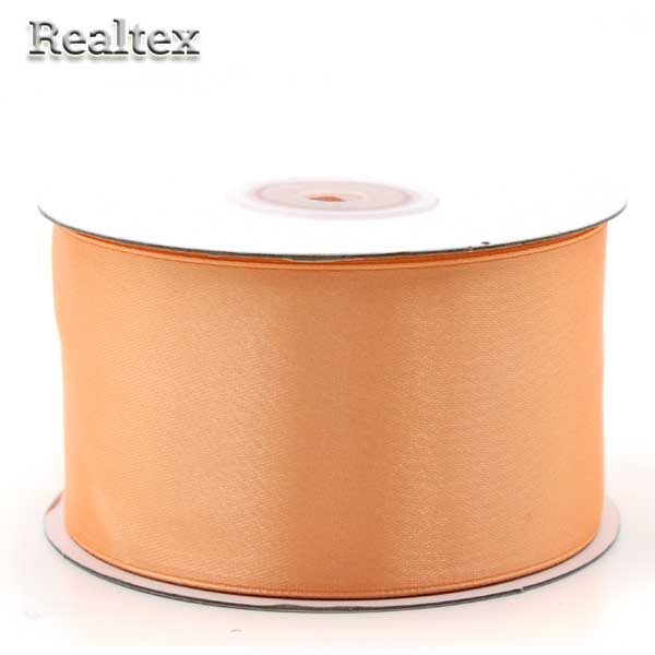 Лента атласная 50мм Realtex (32,9м) цв.184 персиковый
