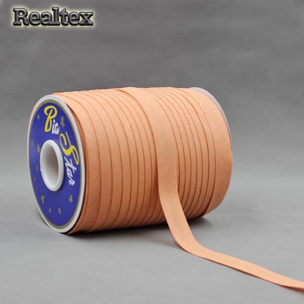 Косая бейка Х/Б 15мм цв.F155 персиковый